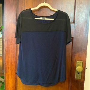 Black and Navy Vince Shirt Size M